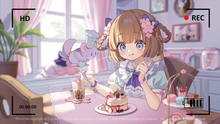 [Sản Xuất Hoạt Hình Live2D] - Chuột Lông Ăn Bánh Live2D