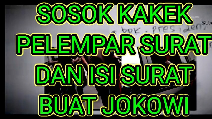 PRESIDEN JOKOWI DILEMPARI SURAT SEORANG KAKEK, PASPAMPRES Panik, erupsi gunung semeru terkini