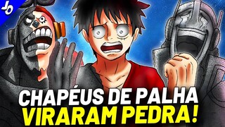 IMPOSSÍVEL! OS CHAPÉUS DE PALHA VIRARAM PEDRA | ONE PIECE 1077