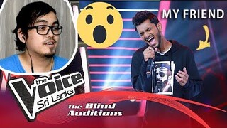 Watching my friend's blind audition to The Voice Sri Lanka | Isaac Timothy