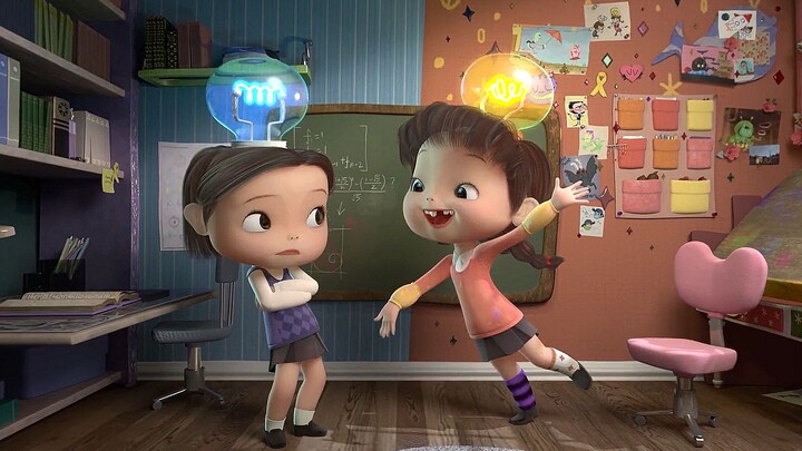 The academic elder sister and her painter younger sister, the fusion and collision of rationality an