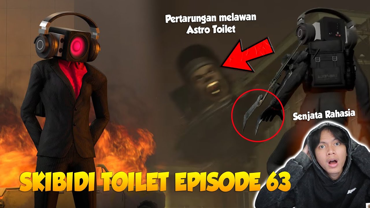 EPISODE 63 SKIBIDI TOILET TERBARU ! Speaker Woman Bertemu Astro Toilet?!😱  - BiliBili