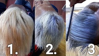 semir rambut keren, warna abu abu terbaru