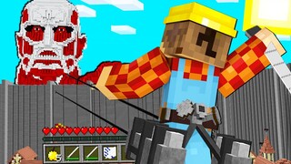 SFIDO I GIGANTI COLOSSALI DI ATTACK ON TITAN SU MINECRAFT ITA!!