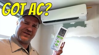 Ultimate Wall Unit AC Upgrade - Fujitsu 18K BTU 20 SEER Single Zone Ductless Install in Half Day