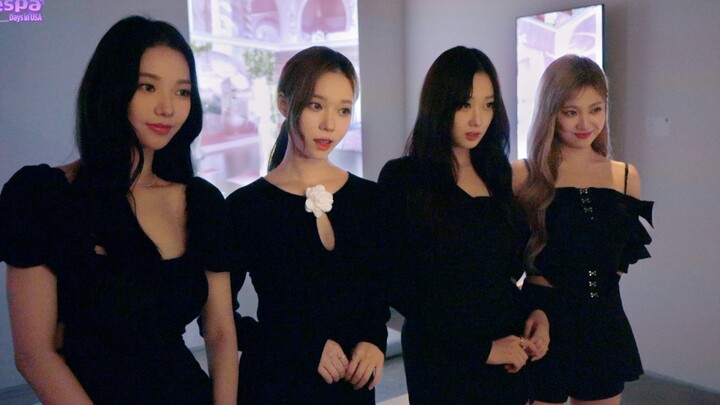 【aespa】 New York Sotheby’s æ girls Special Exhibition X LA Concert Behind the Scenes 🖼️🎤 | aespa Day