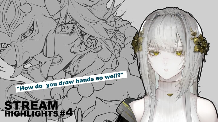 I draw Xiao and give some art advice. | theCecile Highlights #4