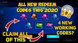 NEW 4 REDEEM CODES IN MOBILE LEGENDS | THIS OCTOBER 2020 | (WITH PROOF) REDEEM NO || MLBB