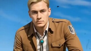 عندما يتم تمثيل جميع شخصيات Attack on Titan بأشخاص حقيقيين، من هو المفضل لديك؟ أنا أحب إيلينا ❤️ #ال