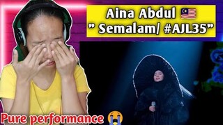 Aina Abdul - Semalam #AJL35 || Reaction 🇵🇭