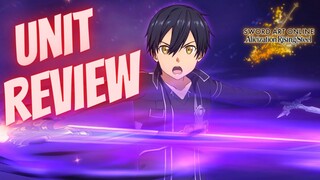 SAO Alicization Rising Steel: Awakened Kirito Review ~ Trash or OP? Fast Recollection Field Charger!