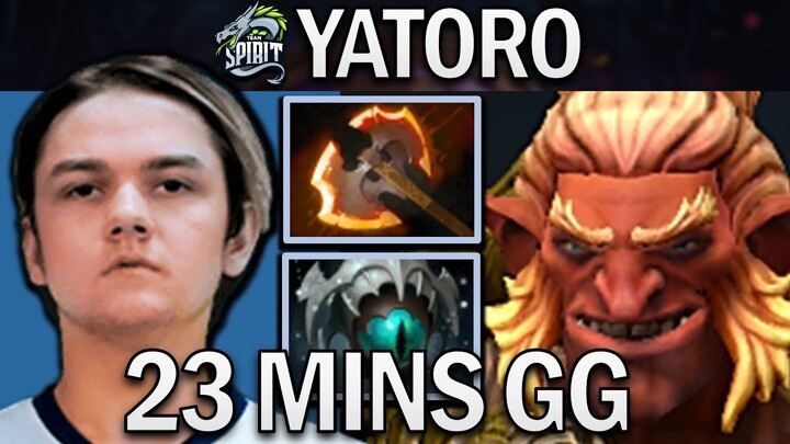 Troll Warlord Dota 2 Gameplay Spirit.Yatoro with 17 Kills and Battlefury #dota #dota2