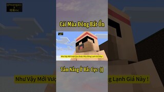 Mùa Đông Bất Ổn Nhất Trong Minecraft 🤣 #shorts