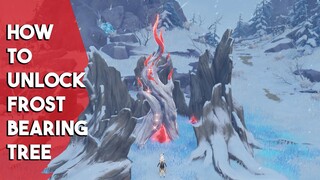 Genshin Impact How To Break Huge Block Of Ice & Unlock Frostbearing Tree - All Rewards & Location