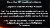 Onzo  course - Chat GPT for Artificial Intelligence download