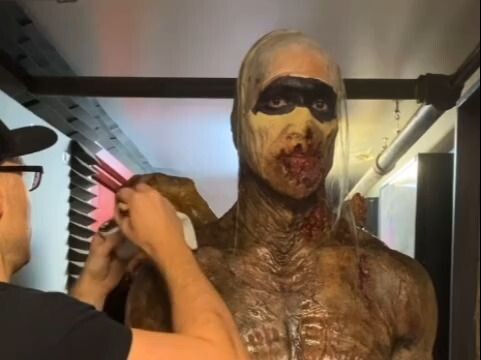 The makeup effects of the Madonna and the Devil in The Dark Knight Rises