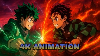 DEKU VS TANJIRO