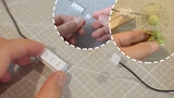 [Proses pembuatan Miniatur]  Sambungan listrik mini yang bisa dipakai