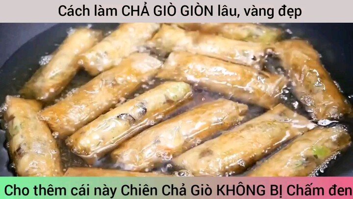 hướng dẫn cách làm chả giò