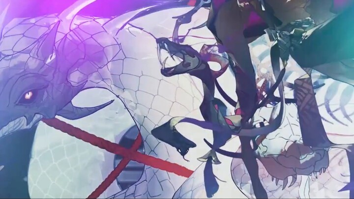 "If it is evil, it is a gorgeous and cruel movement." [Night Snake/Onmyoji]