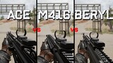 ACE vs M416 vs BERYL - Is the ACE32 better? [Comparison/test] - PUBG