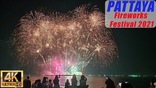 [4K] Pattaya Fireworks Festival 2021
