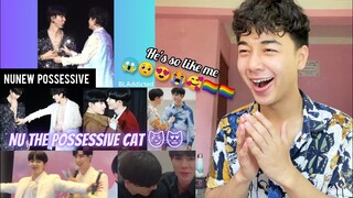 Nu the possessive cat 😼😻#zeenunew #zeepruk #nunew | REACTION