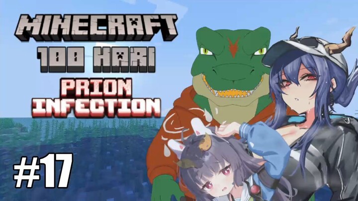 Petualangan Mencari Lautan! Minecraft Indonesia 100 Hari Prion Infection Episode 17