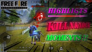 FREE FIRE INDONESIA - HIGHLIGHTS KILL AND KNOCK MOMENTS !! 🔥