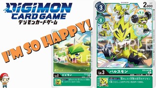 Pulsemon is Back... as a Green Digimon!? I'M SO HAPPY! (Digimon TCG News - New Hero)