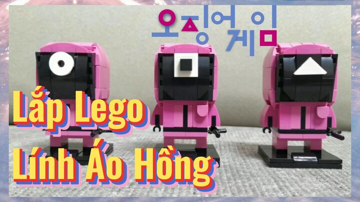 Lắp Lego Lính Áo Hồng