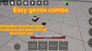 Genos Easy Combo Strongestbattlegrounds