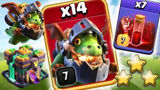 ตีวอร์ลีกด้วยมังกรเพลิงนรก 14 ตัว สามดาวต้องมาแล้ว! - Clash of Clans