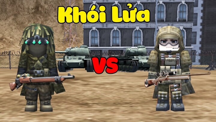 (Blockman Go) VanhMC THỬ THÁCH 1 VS 30 TRONG KHÓI LỬA SIÊU KHÓ