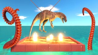 Fall Into Lava or Dangerous Water - Animal Revolt Battle Simulator