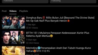 DongHua Baru Rating 8+ Rilis 15 Juli Cek Akun Sebelah