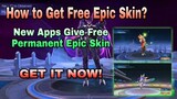 Free Epic Skin Redeem points In New apps | Working101% | MobileLegends