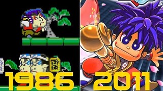 Evolution of Ganbare Goemon Games [1986-2011]