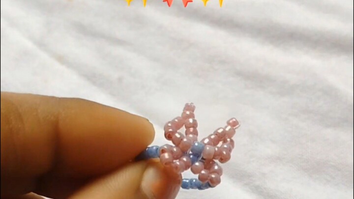 cute butterfly ring tutorial #beaded