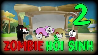 Gấu Kinh Dị Review : zombie hồi sinh tập 2 | phim hoạt hình gấu hài hước kinh dị