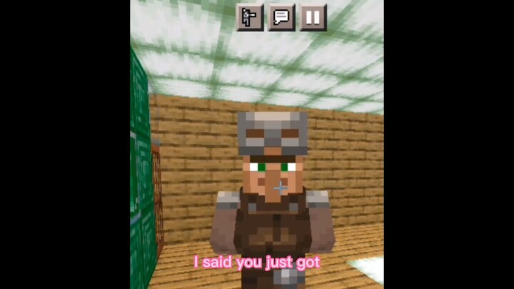 POV: Minecraft villager is not bald
