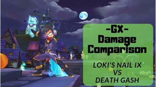 GX: Loki's Nail VS Death Gash Damage Comparison