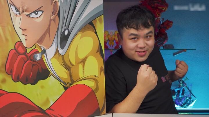 1/4 Harga ini murah sekali...Dua patung One Punch Man Saitama GK terbuka untuk Anda lihat!
