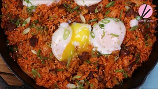 Beef Short Rib Kimchi Fried Rice & Soft Boiled Eggs