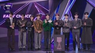 ZEROBASEONE Fans' Choice Male Top 10 Award Speech | MAMA 2025