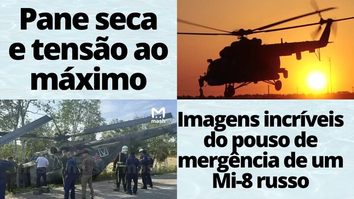 Pura habilidade Piloto russo faz pouso forçado em rodovia e salva vida de 8 pess