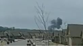 #Warning_ US military helicopter loses control and falls from the sky near Hunts