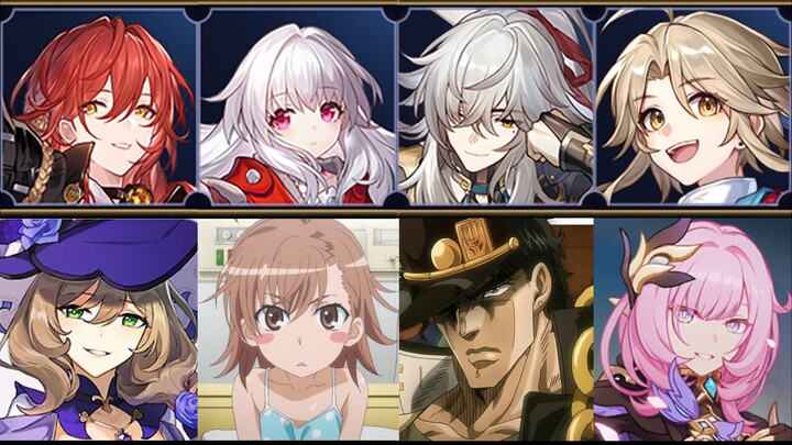 [Honkai Impact: Star Rail] Which other anime and game characters have the Japanese voice actors of S
