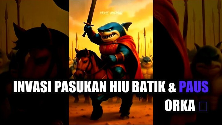 Invasi Pasukan Hiu Batik & Paus Orka 🦈