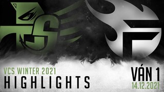 Highlight SKY vs TF [VÁN 1][VCS Mùa Đông 2021][Tuần 5 - 14.12.2021]